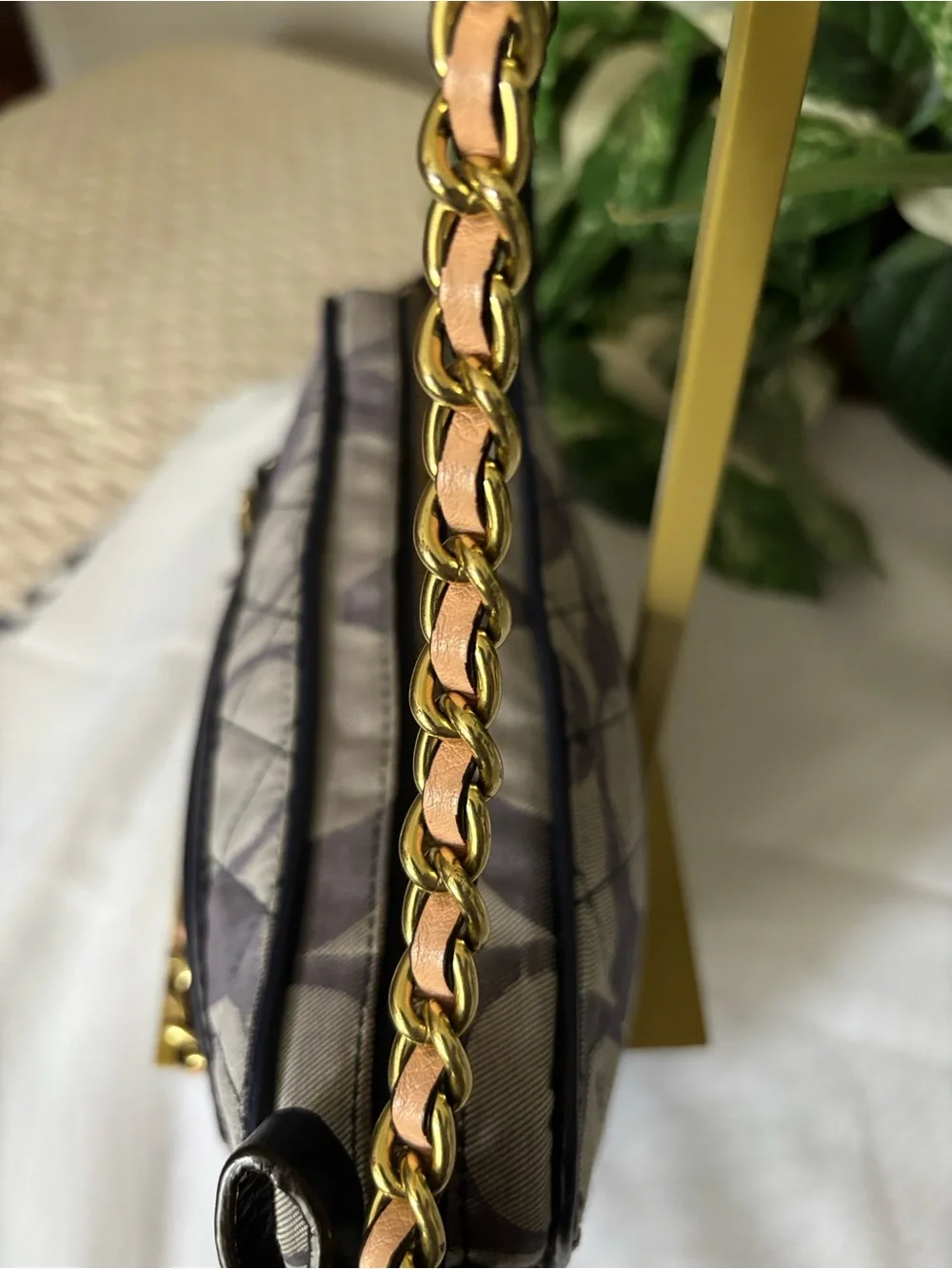 Coach Poppy Quilted Denim Crossbody